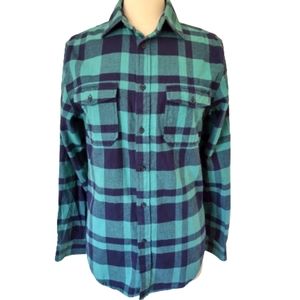 Flannel Shirt Merona Small Teal